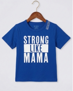 Áo Thun Bé Trai - Strong Like Mama