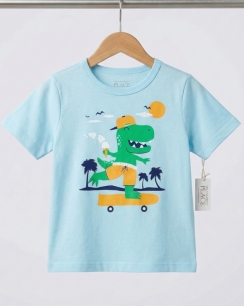 Áo Thun Bé Trai - Dino Skater