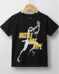 Áo Thun Bé Trai Jordan - Hustle Not Hype