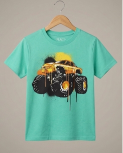 Áo Thun Bé Trai Place - Họa Tiết Monster Truck
