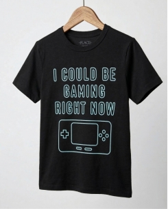 Áo Thun Bé Trai The Children's Place Màu Đen