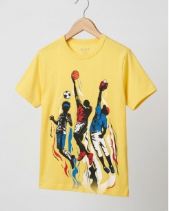 Áo Thun Bé Trai The Children's Place Vàng