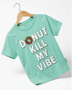 Áo Thun Bé Trai - Donut Kill My Vibe