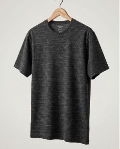 Áo Thun Nam American Eagle Standard Fit - Vải Mélange Xám Đậm