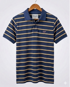 ÁO POLO HOLLISTER SLIM FIT KẺ NGANG