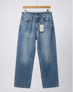 QUẦN JEAN NAM ỐNG RỘNG HÀN QUỐC MUSINSA - XANH VINTAGE