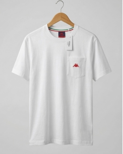 Áo Thun Nam Kappa Xuất Hàn - Màu Trắng