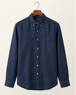 Áo Sơ Mi Nam Ralph Lauren Linen - Màu Xanh Đen