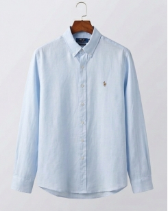 Áo Sơ Mi Ralph Lauren Linen - Xanh Nhạt