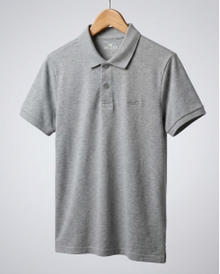 Áo Polo Hollister Advanced - Xám