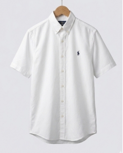Áo Sơ Mi Nam Ralph Lauren Tay Ngắn Trắng Oxford - Classic Fit