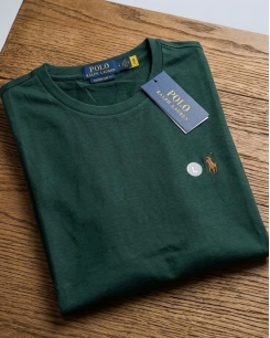 Áo Thun Ralph Lauren Custom Slim Fit – Olive Green