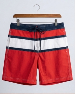 Quần Short Đi Biển American Eagle – Màu Đỏ