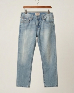 Quần Jean Nam Ông Địa (True Religion) - Màu Xanh Sáng