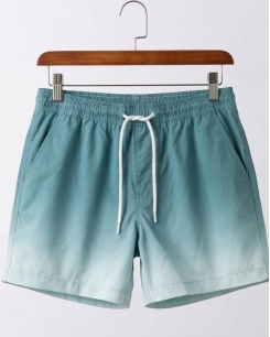 Quần Short Đi Biển American Eagle – Xanh Ombre