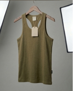 Áo 3 Lỗ Nam Avirex USA - Xanh Rêu