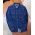 Denim Ông Địa xanh đậm chỉ đỏ
