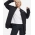Áo Khoác Bomber Dáng Dài Kappa Unisex Đen