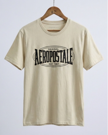 Áo Thun Nam Aeropostale Original Est. 1987 - Màu Kem