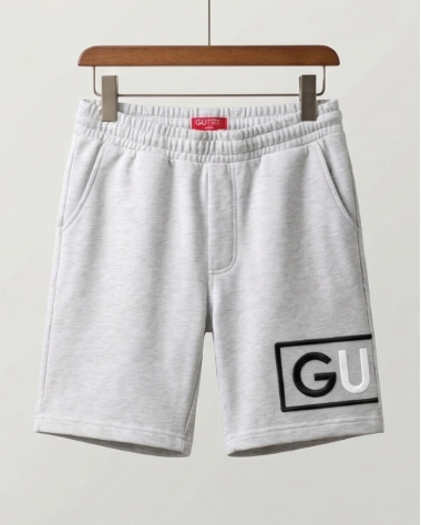 Quần Short Nỉ Nam Guess Chính Hãng - Màu Xám Tiêu