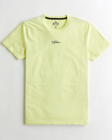 Áo thun nam màu vàng