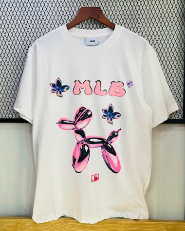 Áo thun nam MLB màu trắng