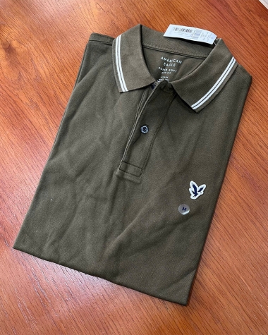 Polo Abercrombie xanh rêu