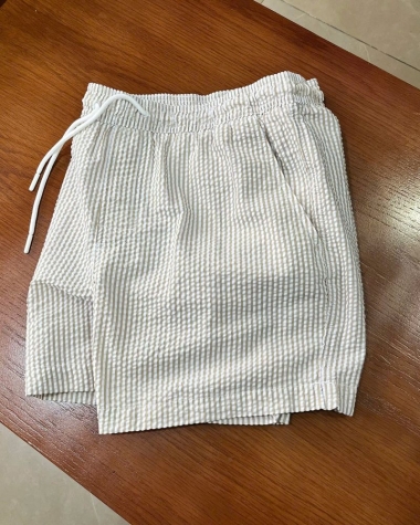 Short mùa hè Eagle sọc xanh rêu