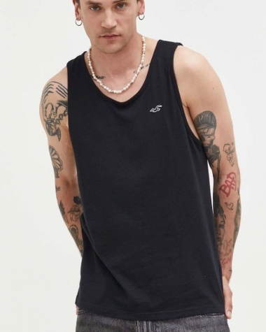 Áo 3 lỗ Hollister màu đen