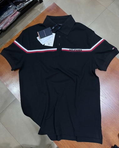 Polo nam Tommy màu đen