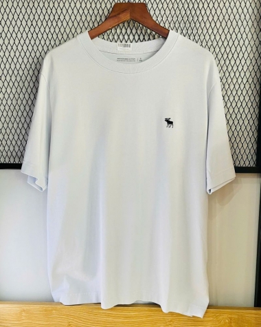 Oversize Abercrombie Heavyweight màu xanh nhạt