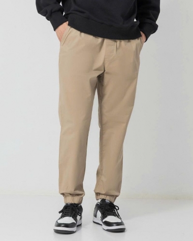 Jogger nam Net Màu khaki