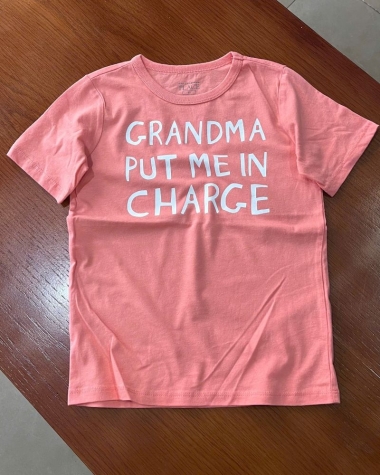 Áo thun bé trai The Children's Place màu hồng cam