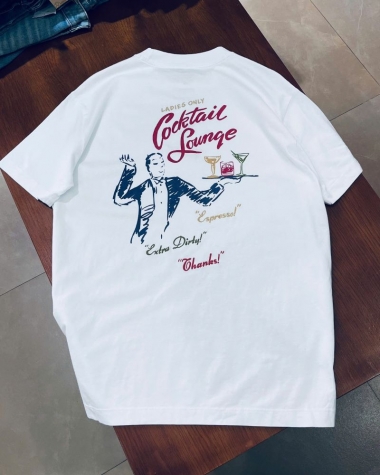 Áo thun nam Họa Tiết Cocktail Lounge
