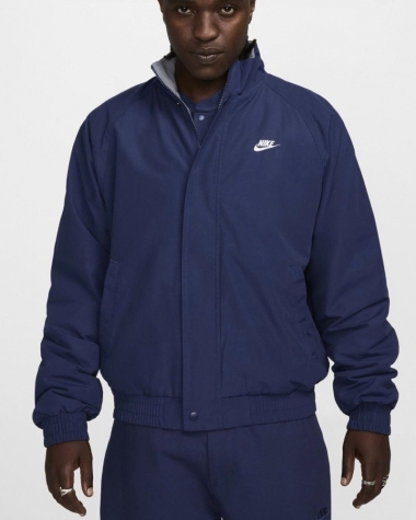 Áo Khoác Nike Nam Lót Nỉ - Màu Xanh Đen