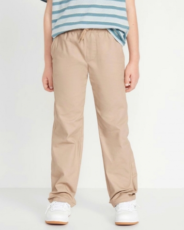 Quần dài bé trai Old Navy dáng suông màu be nhạt