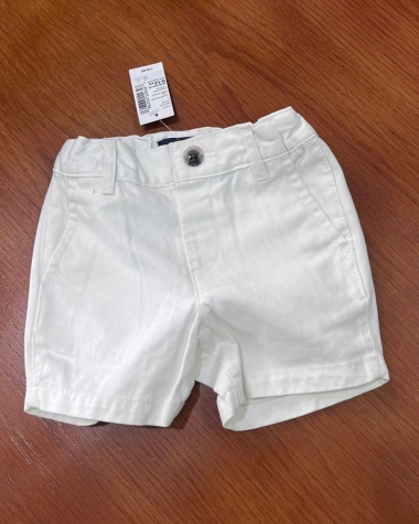 Quần Short Kaki Bé Trai The Children's Place Màu Trắng