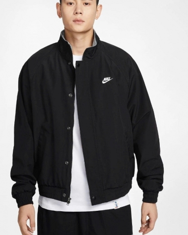 Áo Khoác Nike Nam Lót Nỉ Màu Đen