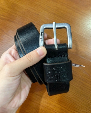 Thắt Lưng Levi's Nam Da Thật Đen