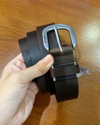 Thắt Lưng Levi's Nam Da Thật Nâu 3.5cm