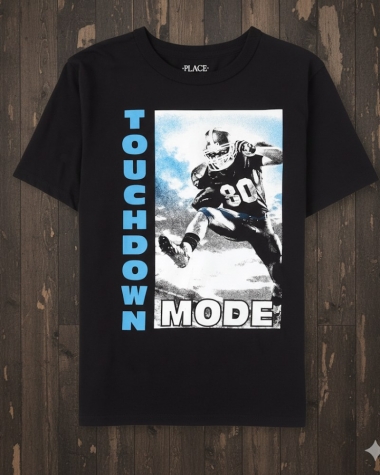 The Children's Place bé trai đen in hình bóng bầu dục