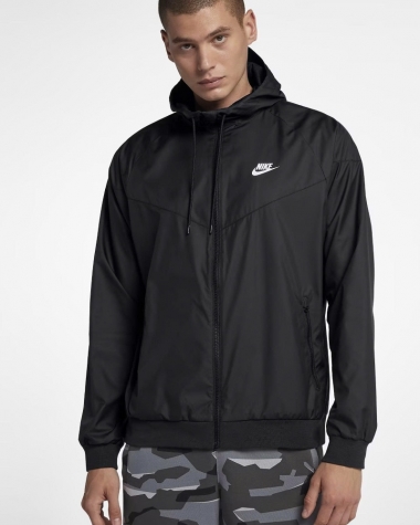 Áo Khoác Gió Nike Nam 2 Lớp màu đen