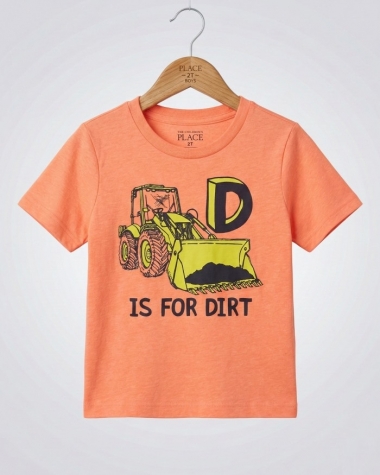 Áo Thun Bé Trai - D Is For Dirt