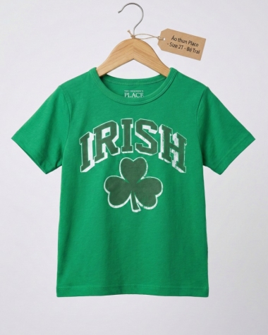 Áo Thun Bé Trai - Màu Xanh "Irish"
