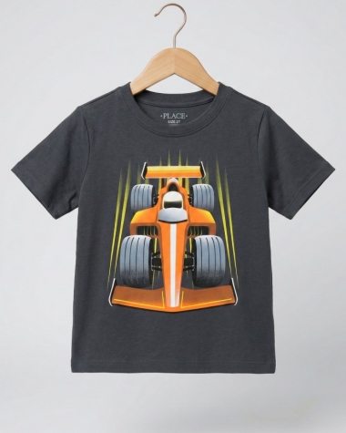 Áo Thun Bé Trai - Hình Xe Đua F1