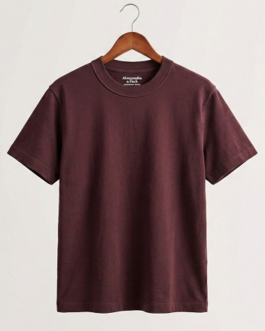 Áo Thun Nam Abercrombie & Fitch – Màu Burgundy