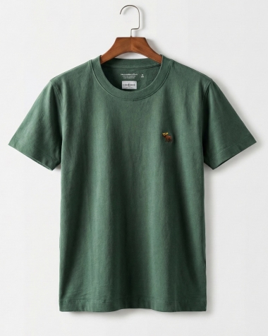 Áo Thun Abercrombie & Fitch Nam - Màu Xanh Rêu