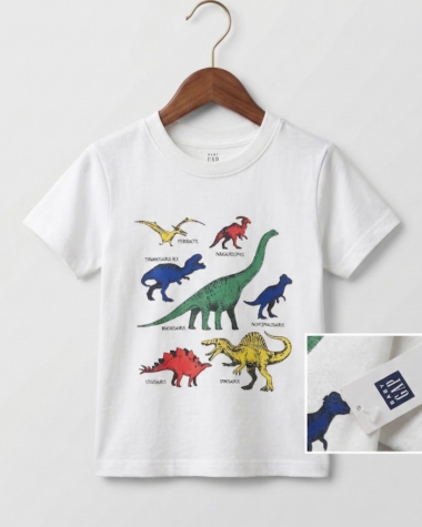 Áo Thun Bé Trai - Hình Khủng Long