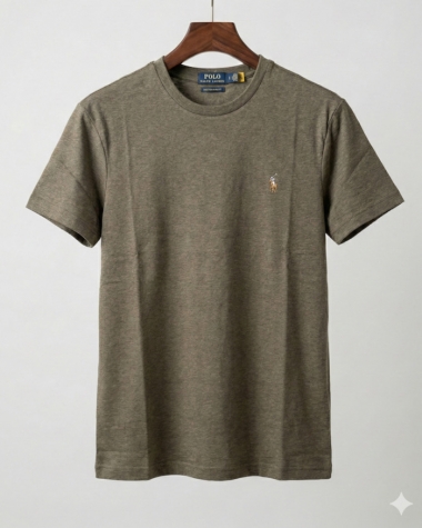 Áo Thun Ralph Lauren Custom Slim Fit – Olive Green