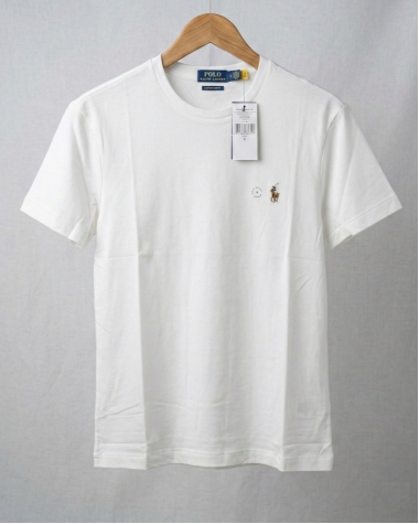 Áo Thun Polo Ralph Lauren Custom Slim Fit Trắng